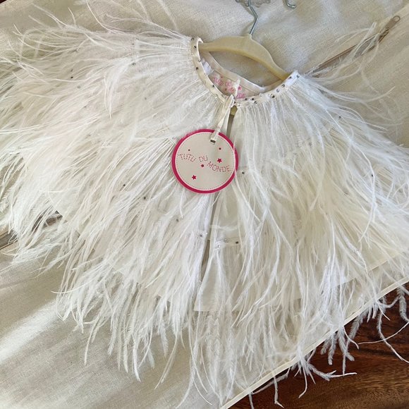 Tutu Du Monde Other - Tutu Du Monde On a Whim Cape in Milk